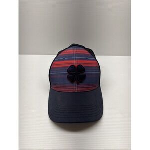 Black Clover Live Lucky  Mens Hat L/XL Navy Blue/Red Flex Fitted Hat